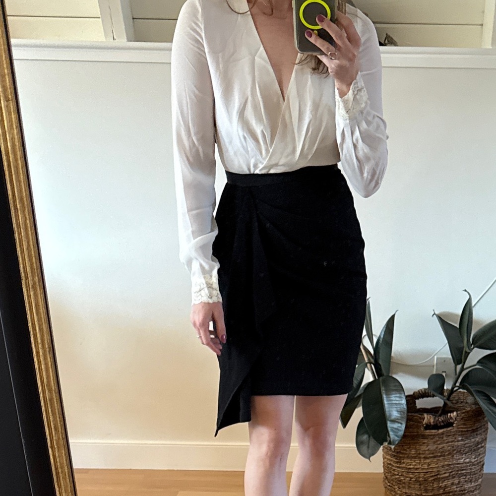 NWT! Cut25 by Yigal Azouël Black and Cream Dress